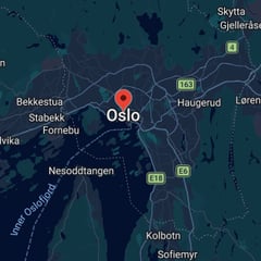Kart over Hovedkontor - Oslo