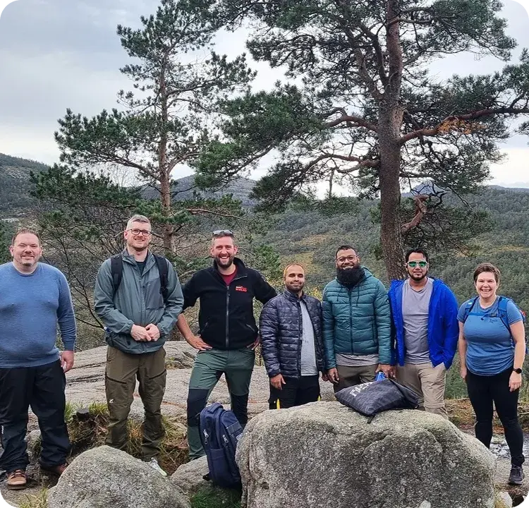 Cefalo team outing in Norway