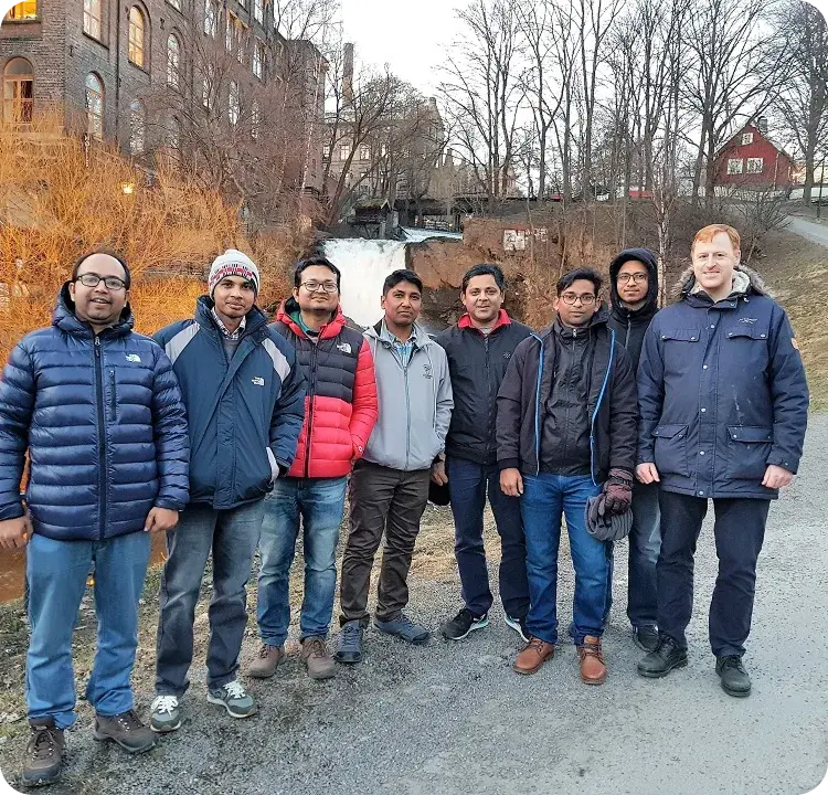 Cefalo team outing in norway with clients