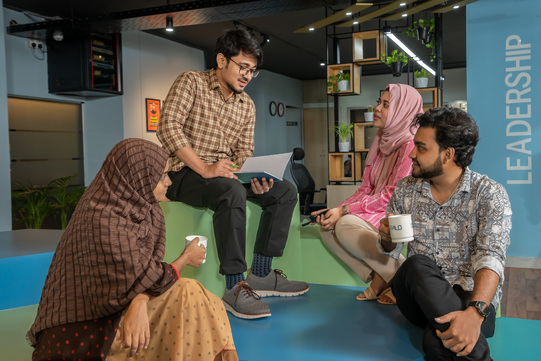 Developers in the Dhaka office