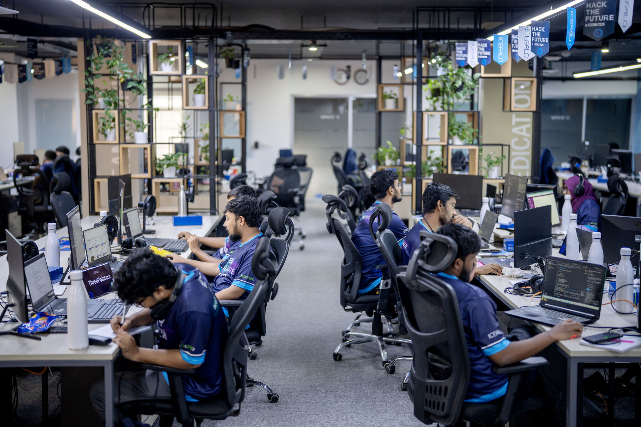 Hackathon oversiktsbilde kontor Cefalo