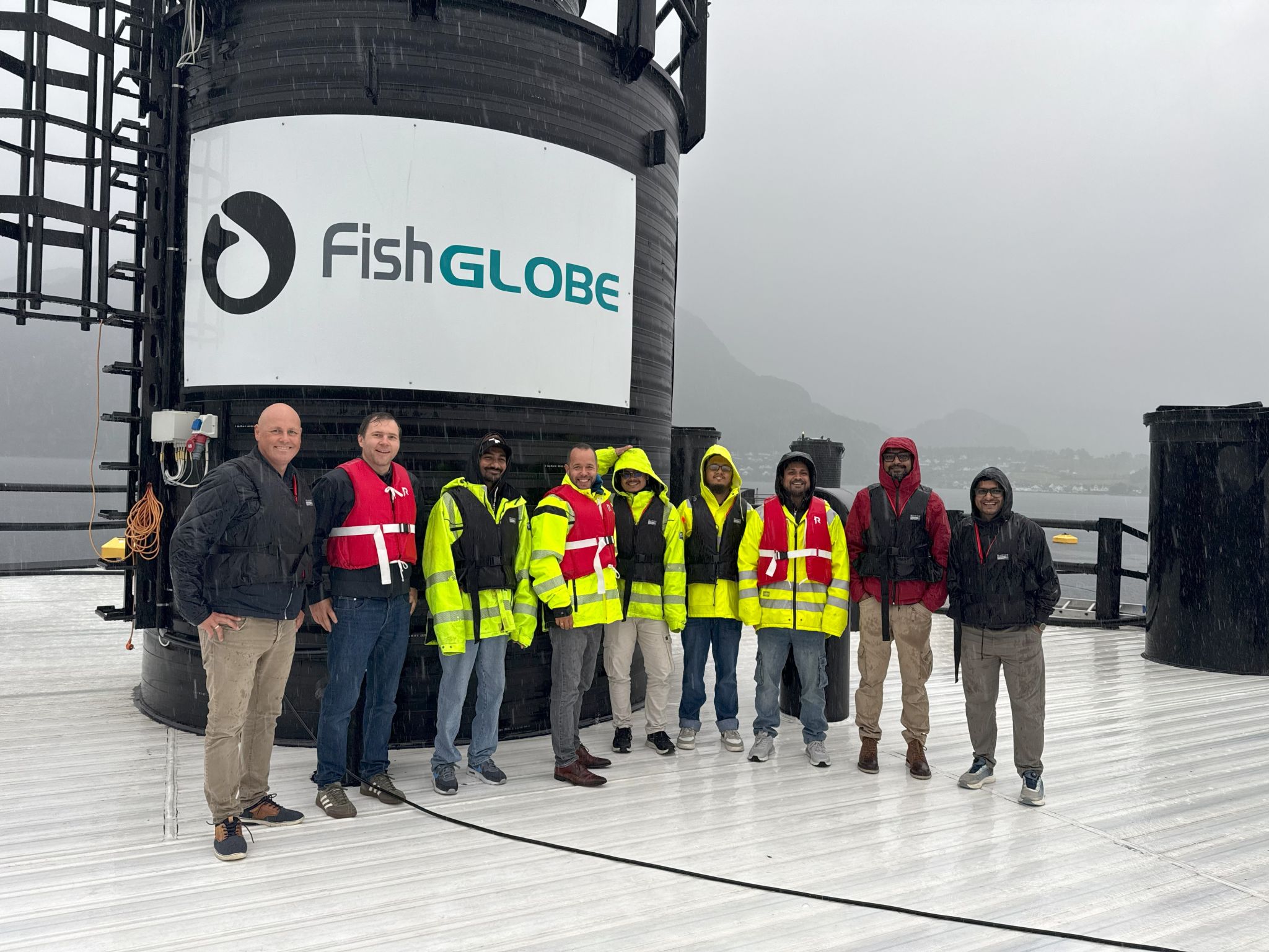 Sensa og Cefalo besøker FishGlobe